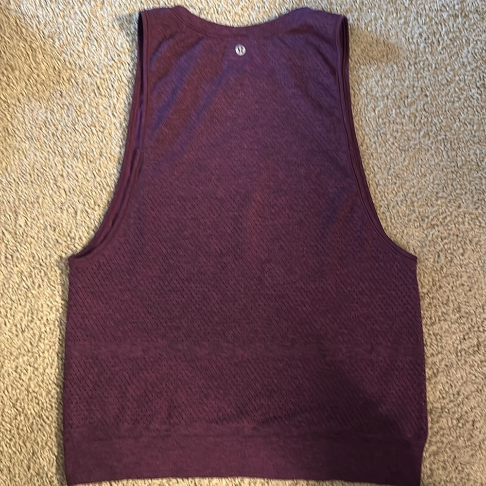 Lululemon Breeze By Muscle Tank Purple Women's